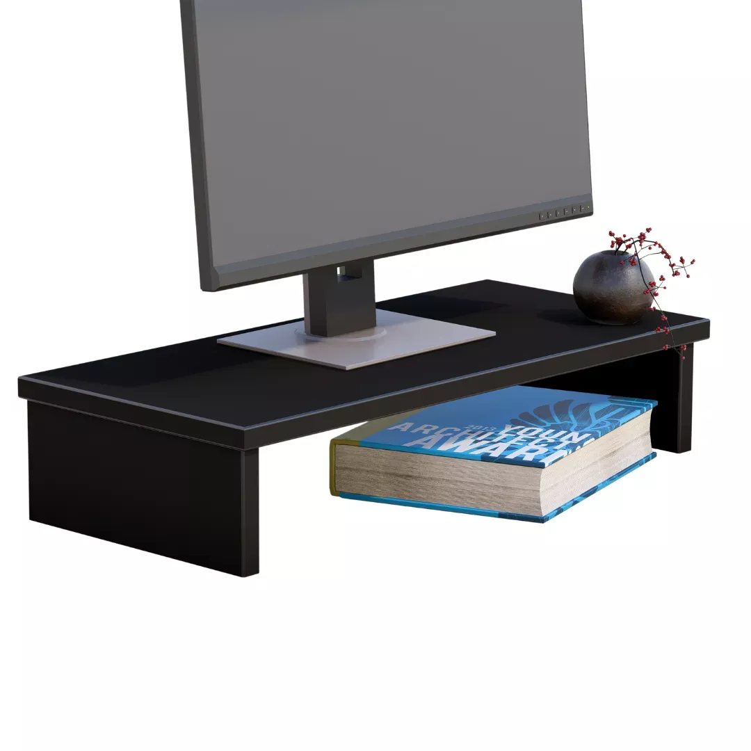 podstawka pod monitor - Black Red White